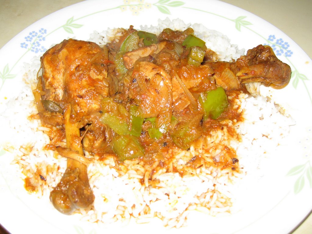 Chicken and Green Peppers