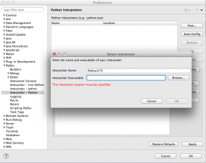Pydev Python settings PyDev Python Settings